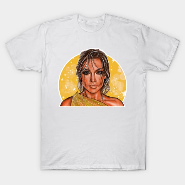 Jennifer Lopez T-Shirt by Svetlana Pelin